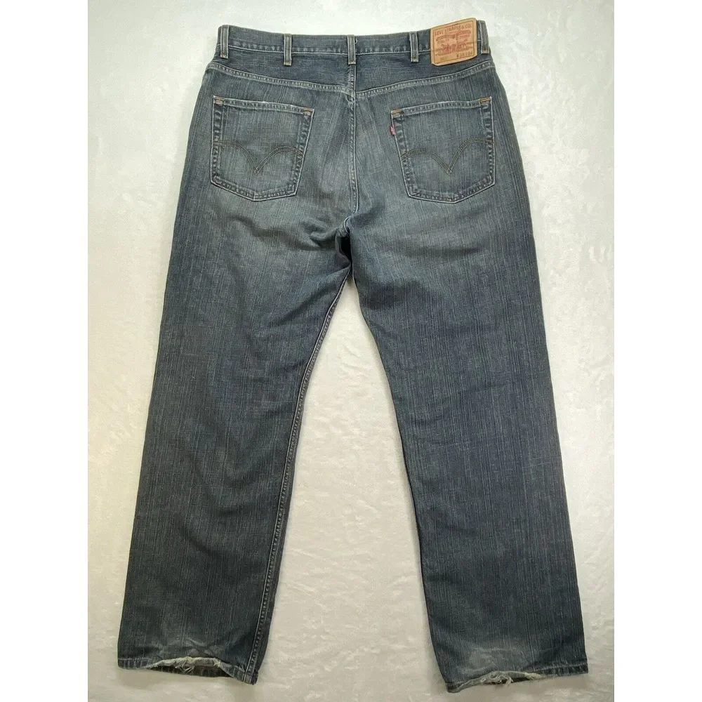 Levis 569‎ Jeans Mens 38x34 Loose Straight Pants Heavy Denim Baggy Relaxed Y2K